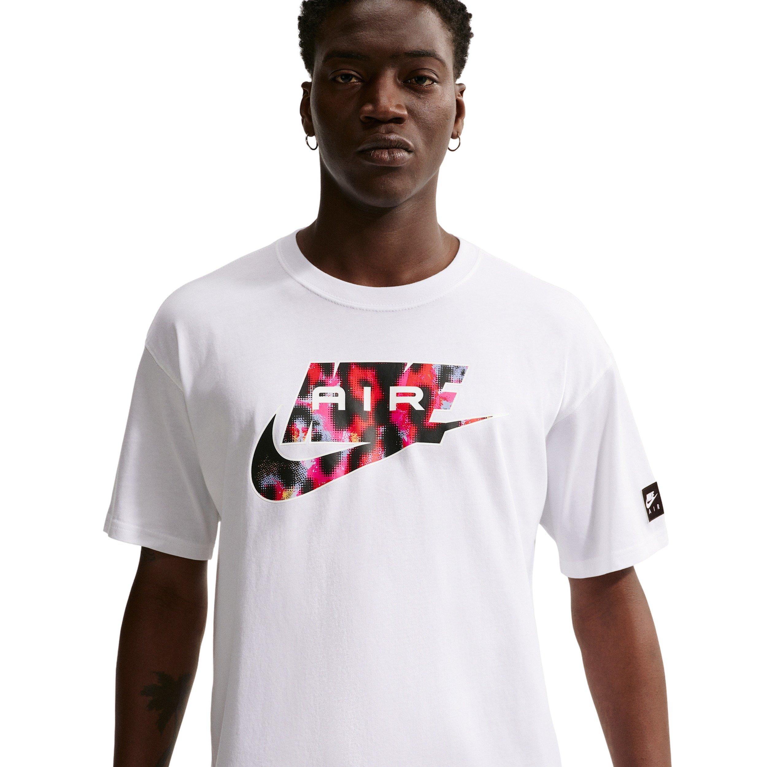 Nike Men's Air Sportswear LSE AOP T-Shirt - WHITE